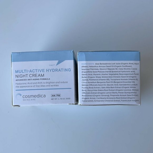 COSMEDICA Multi-Active Hydrating Night Cream,  LOT OF 2  EXP. 12/2022 - Picture 5 of 9